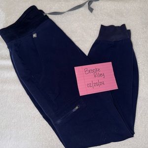 Fig scrub bottoms -Navy blue joggers -XXS/P